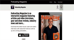 Desktop Screenshot of podcastingmag.com